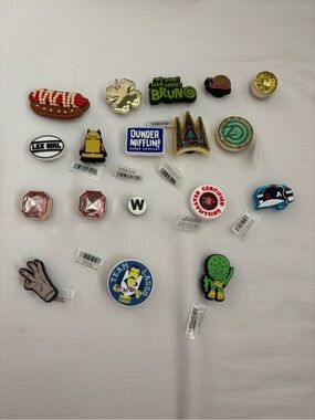 CROCS Jibbitz Charm Lot - Multicolor Novelty Shoe Charms